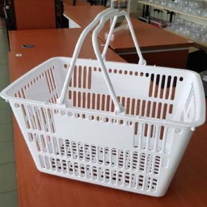 Shopping Basket White
